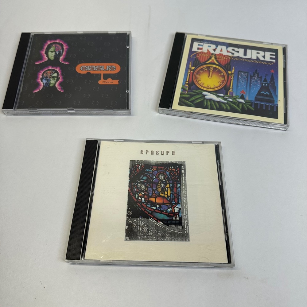 Erasure 3 CD Lot Chorus The Innocents Crackers International Synth Pop Reprise